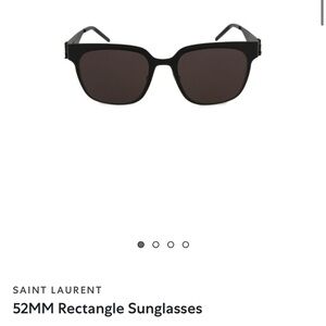 Saint Laurent 52mm rectangle sunglasses